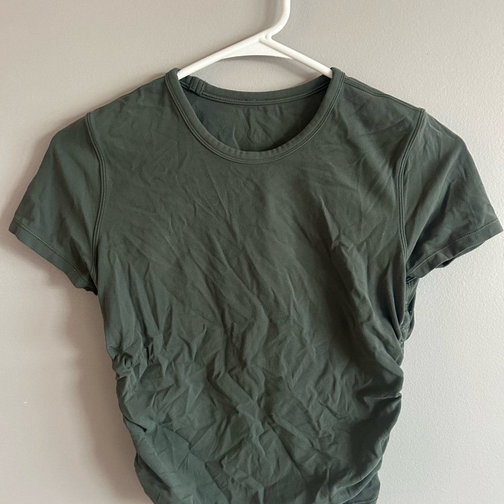 lululemon athletica Forest Green Short Sleeve Tee